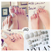 Toenail Piece Wearable Fake Piece Nail Net Celebrity Girl