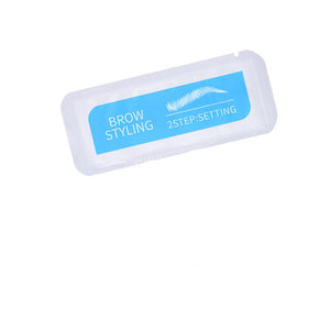 Disposable eyebrow shaping agent