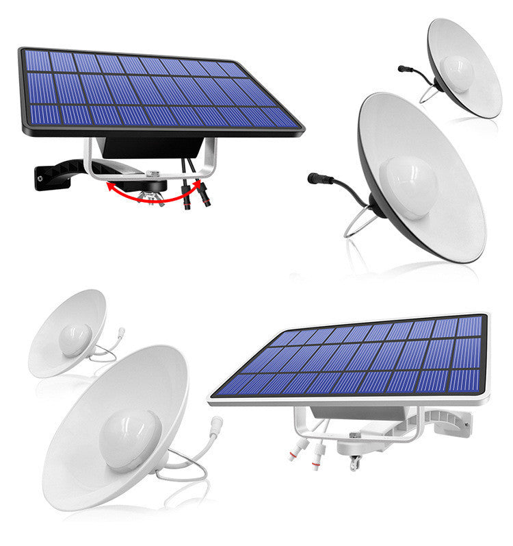 One Solar panel for one or two outdoor garden lights