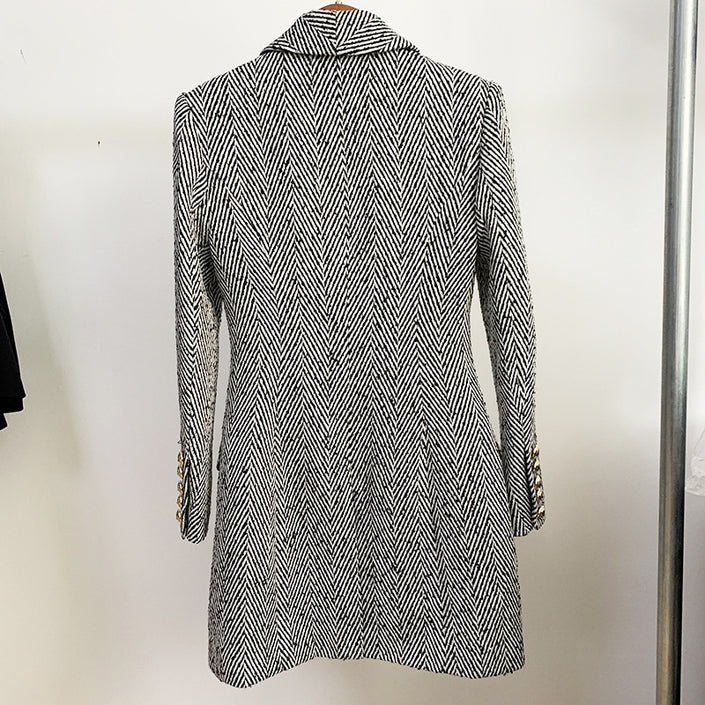 Woolen slim coat