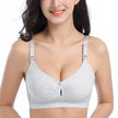 Nursing Underwear Bra Anti-Sagging Postpartum No Steel Ring Gathers Front Buckle