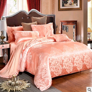 Luxury Bedding Satin Jacquard Modal Cotton Tencel Set