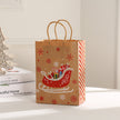 Christmas Gift Portable Kraft Paper Gift Bag