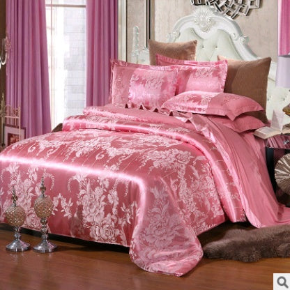 Luxury Bedding Satin Jacquard Modal Cotton Tencel Set