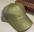 Casual Sunshade Duck Tongue Net Hat Ladies Ponytail