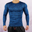 Long-sleeved fitness clothes tights basketball T-shirt