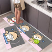 Printed Cartoon Kitchen Carpet Floor Mat Bedside Carpet