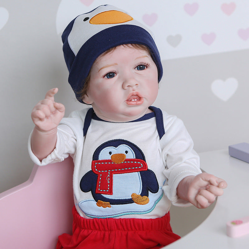 22inch Reborn Saskia Boy Doll Reborn Baby Simulation Doll