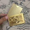 Plastic Waterproof Tyrant Gold Board Game Poker