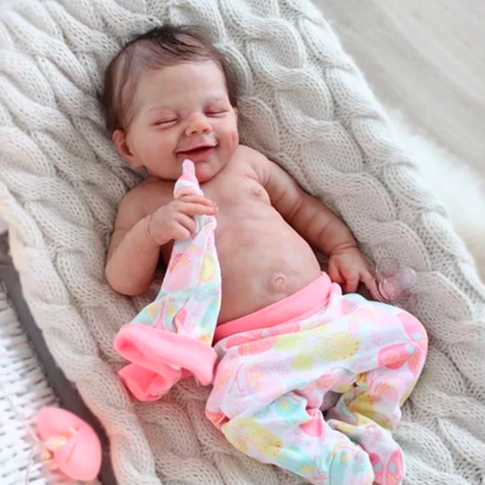 Reborn Doll Kit April Real Soft Touch Unpainted Doll Parts