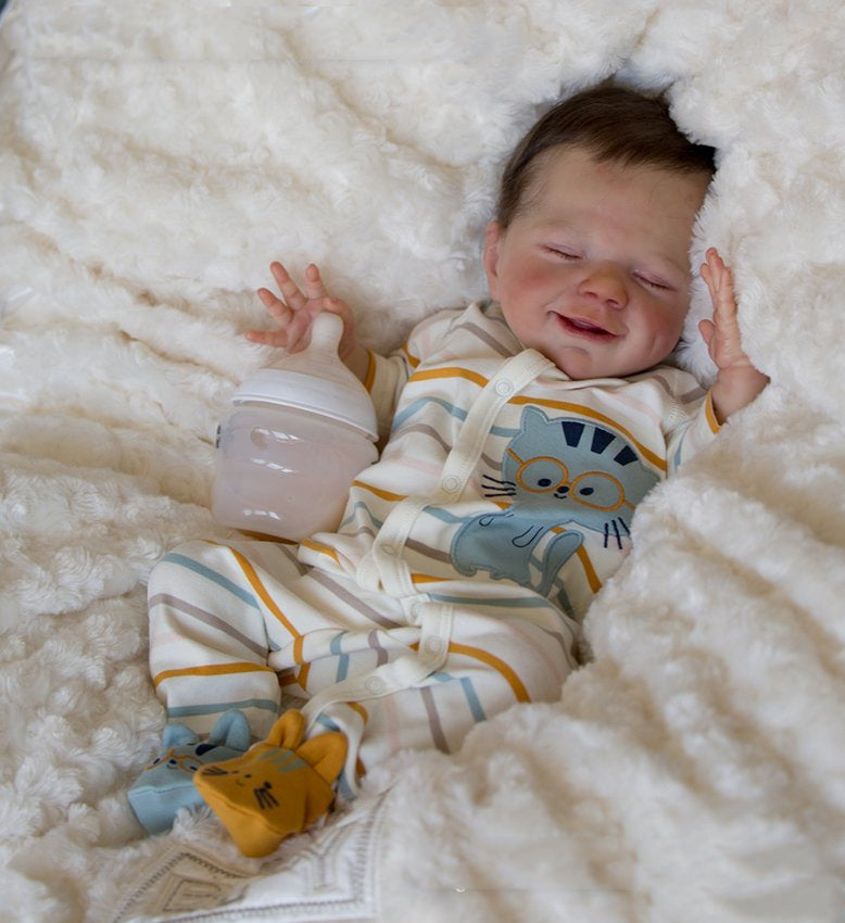 Reborn Doll Kit April Real Soft Touch Unpainted Doll Parts