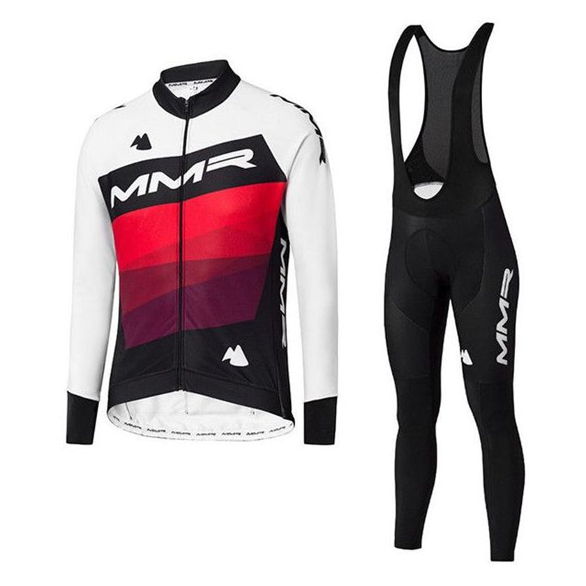 Fleece Long-Sleeved Cycling Suit
