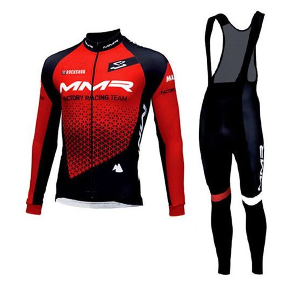 Fleece Long-Sleeved Cycling Suit