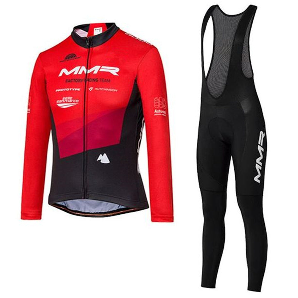 Fleece Long-Sleeved Cycling Suit