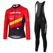 Fleece Long-Sleeved Cycling Suit