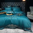 Four-Piece Cotton Jacquard Hotel Bedding