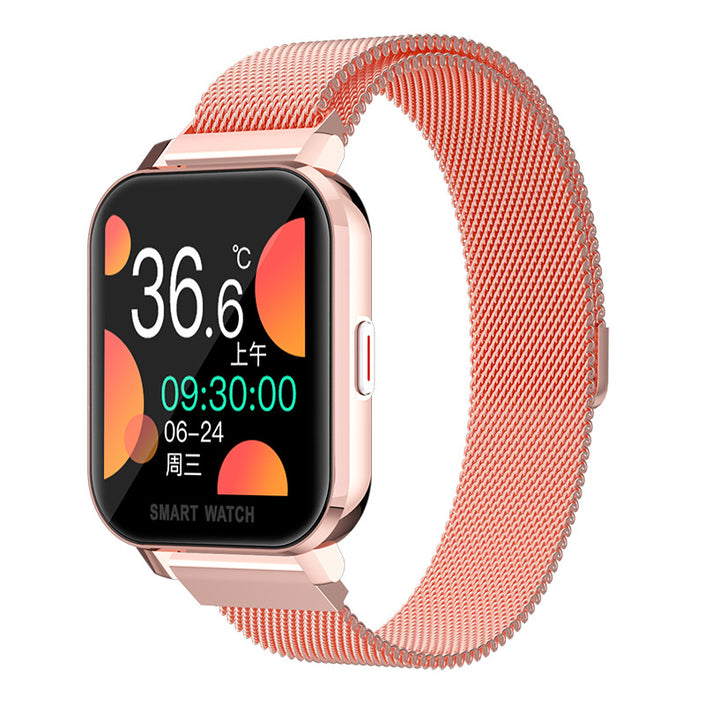 MT28 Smart Watch Heart Rate Body Temperature Blood Oxygen IP67 Waterproof Pedometer Mileage