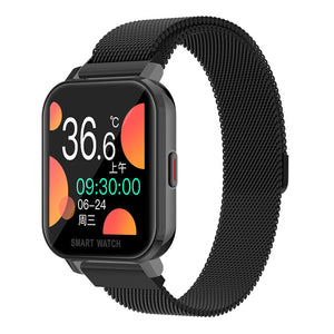 MT28 Smart Watch Heart Rate Body Temperature Blood Oxygen IP67 Waterproof Pedometer Mileage