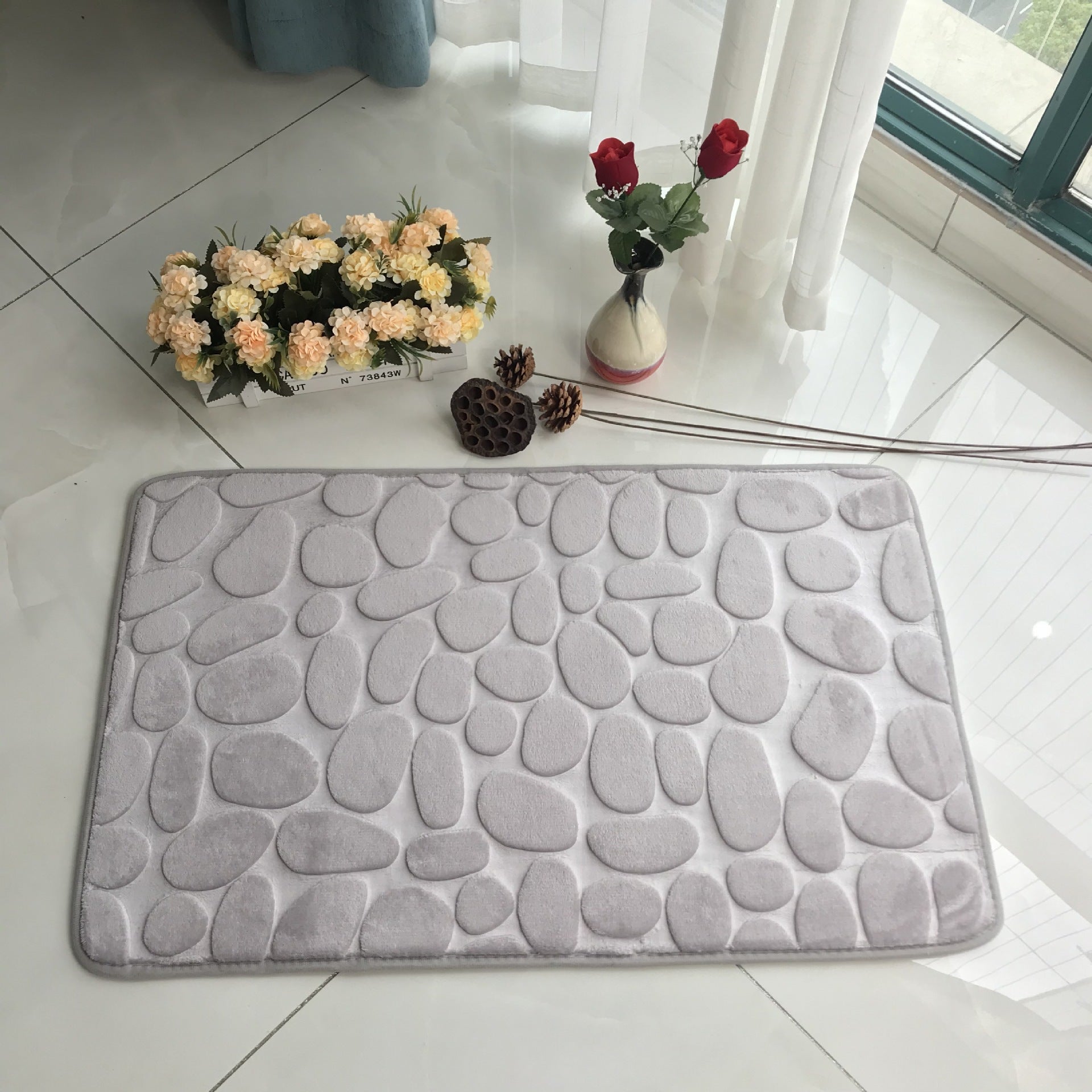 Bedroom With Pebble Embossed Carpet