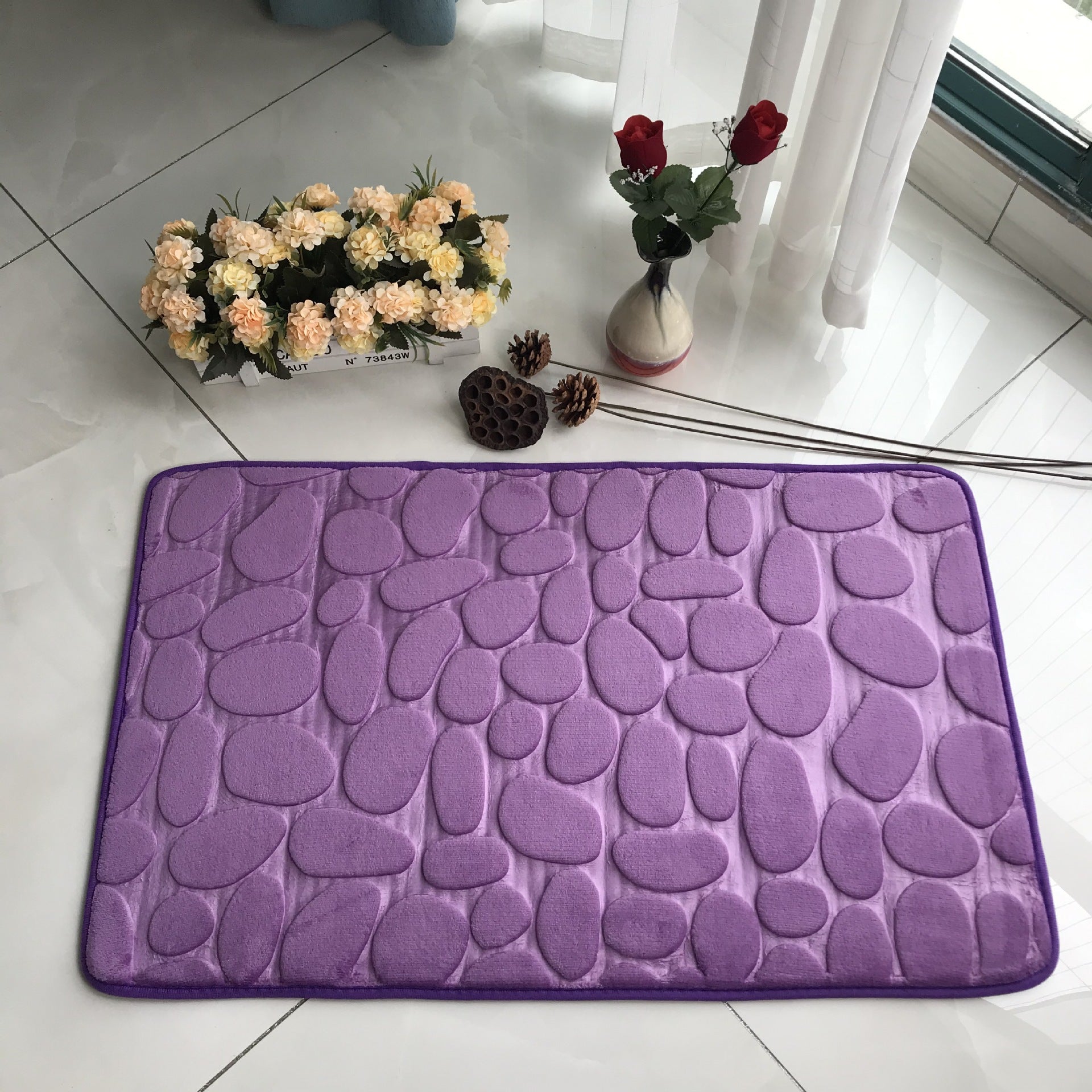 Bedroom With Pebble Embossed Carpet