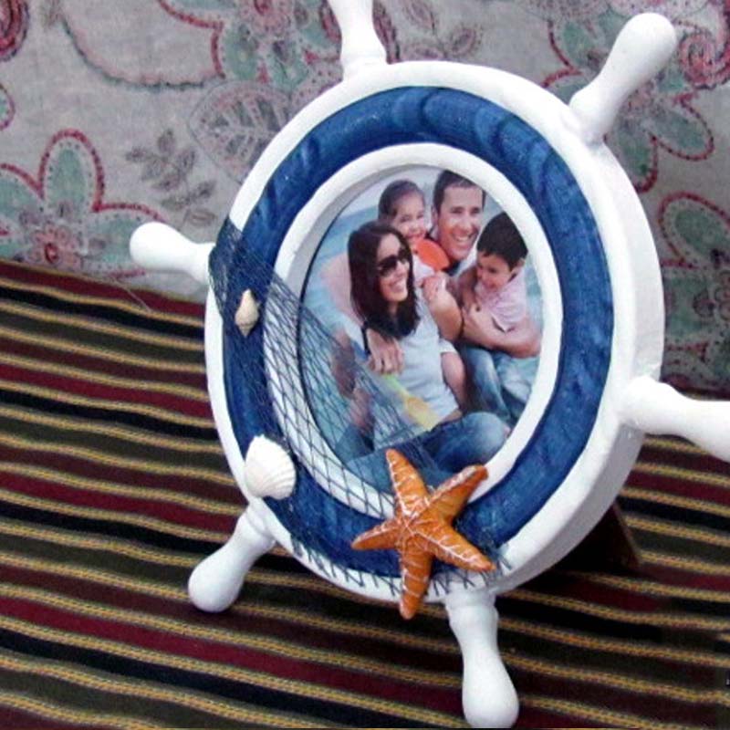 Creative helmsman Mediterranean Photo Frame Combination Set