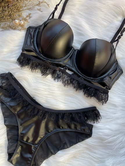 New High-Quality Leather Sexy Underwear Suit
