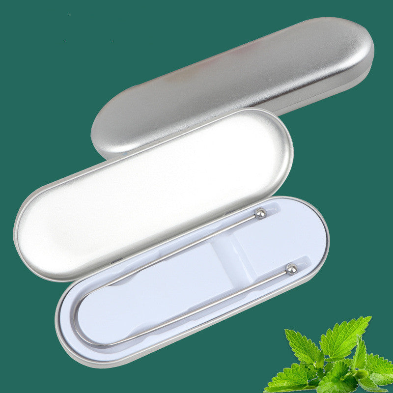 Tongue Scraper Cleaner Metal Cleaning Scraper for Men and Women Tongue Toothbrush Dental Oral Care Hygiene Tool