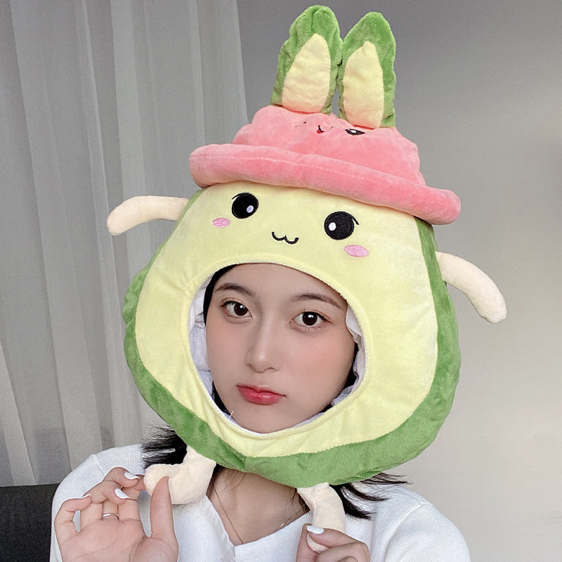 Funny Cartoon Headgear Hat Female Cute Photo Props