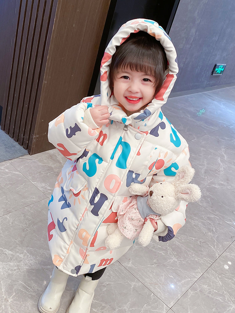 Baby Girls, Cotton-Padded Clothing, Children's Cotton Clothing