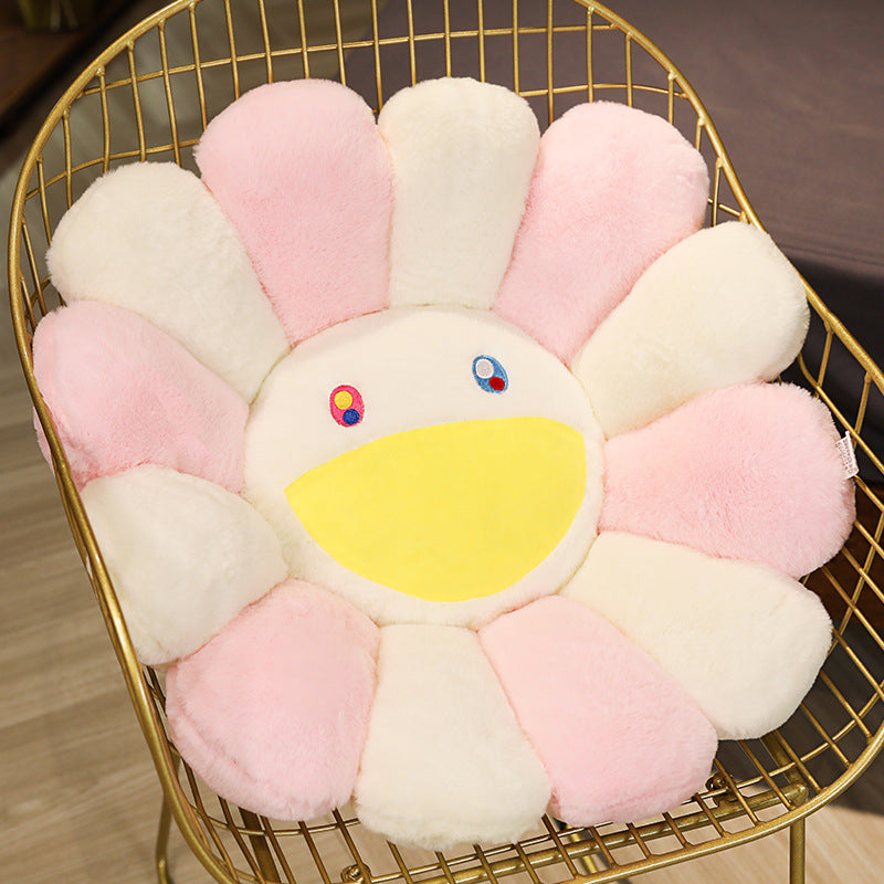 Seven-color Sunflower Cushion Plush Toy