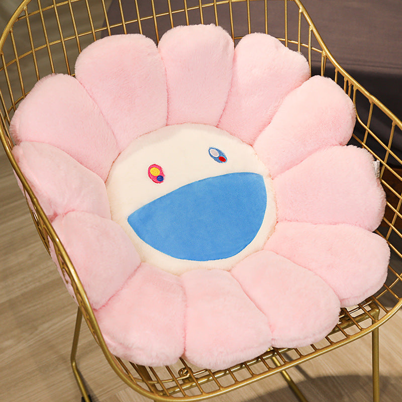 Seven-color Sunflower Cushion Plush Toy