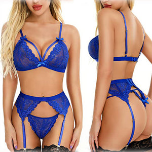 Women's Lace Underwear Three-Point Suit