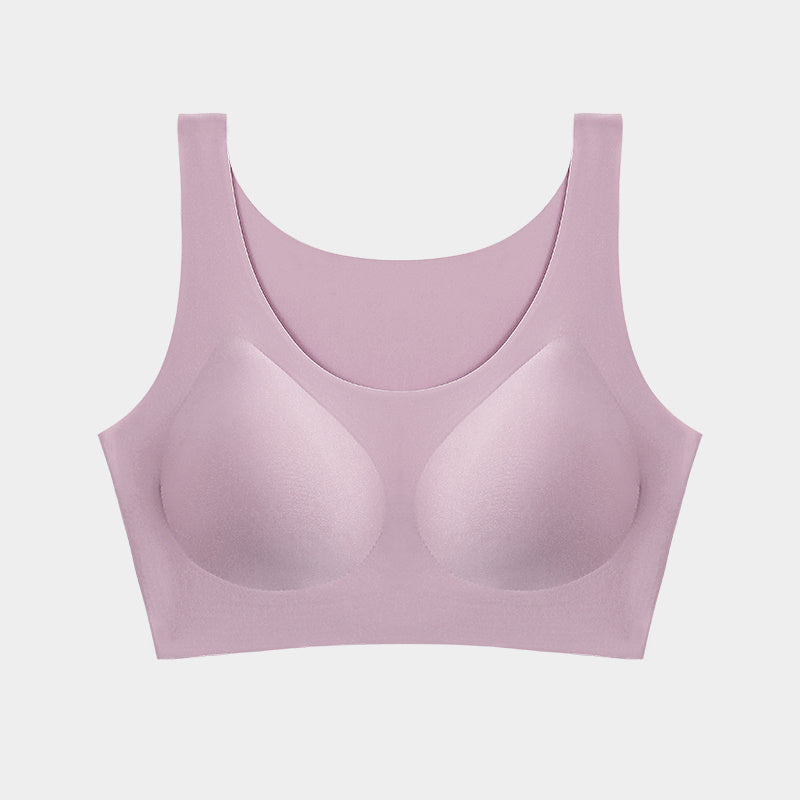 Traceless Underwear For Women Without Rims Beauty Vest Sleep Sports Huddled Bra