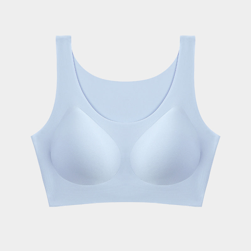 Traceless Underwear For Women Without Rims Beauty Vest Sleep Sports Huddled Bra