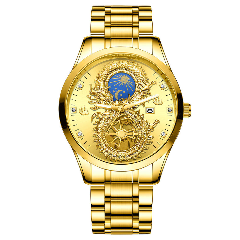 Watch Men's Non-Mechanical Watch Men's Waterproof Couple Watch