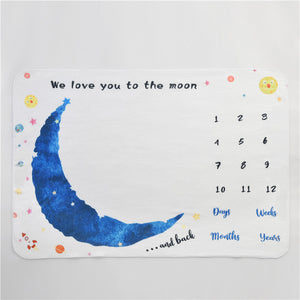 Baby Double-sided Flannel Photo Blanket