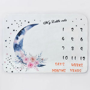 Baby Double-sided Flannel Photo Blanket