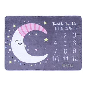 Baby Double-sided Flannel Photo Blanket