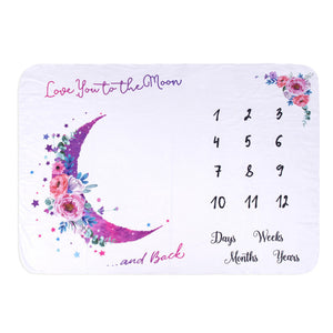 Baby Double-sided Flannel Photo Blanket