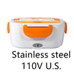 Kitchen Electric Heated Lunch Box Stainless Steel