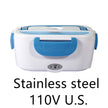 Kitchen Electric Heated Lunch Box Stainless Steel