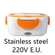 Kitchen Electric Heated Lunch Box Stainless Steel