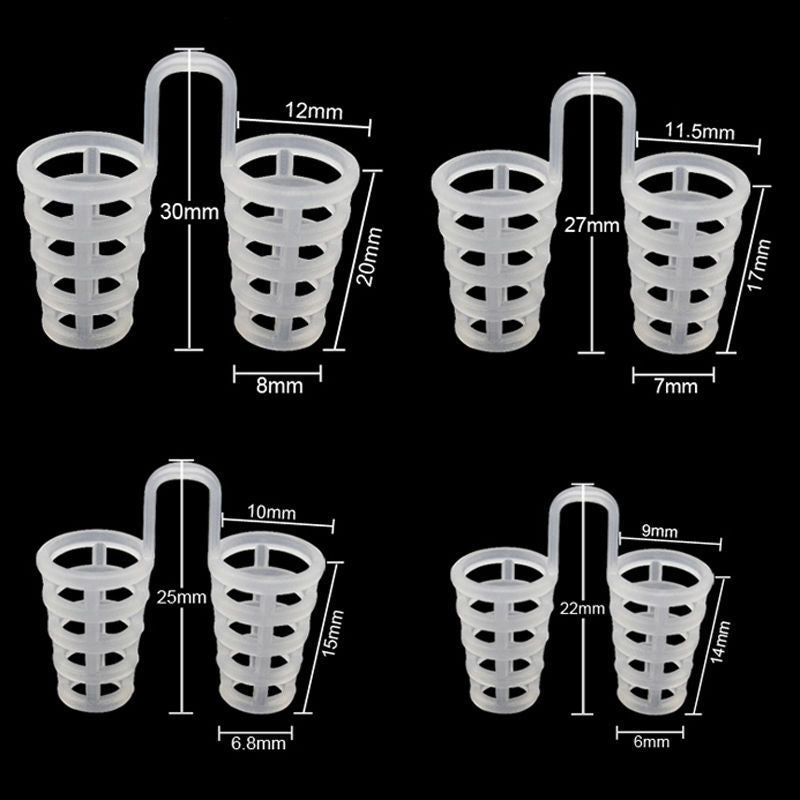 Mini Silicone Nasal Congestion Stopper Anti-Snoring Nasal Congestion Ventilation Nose Clip