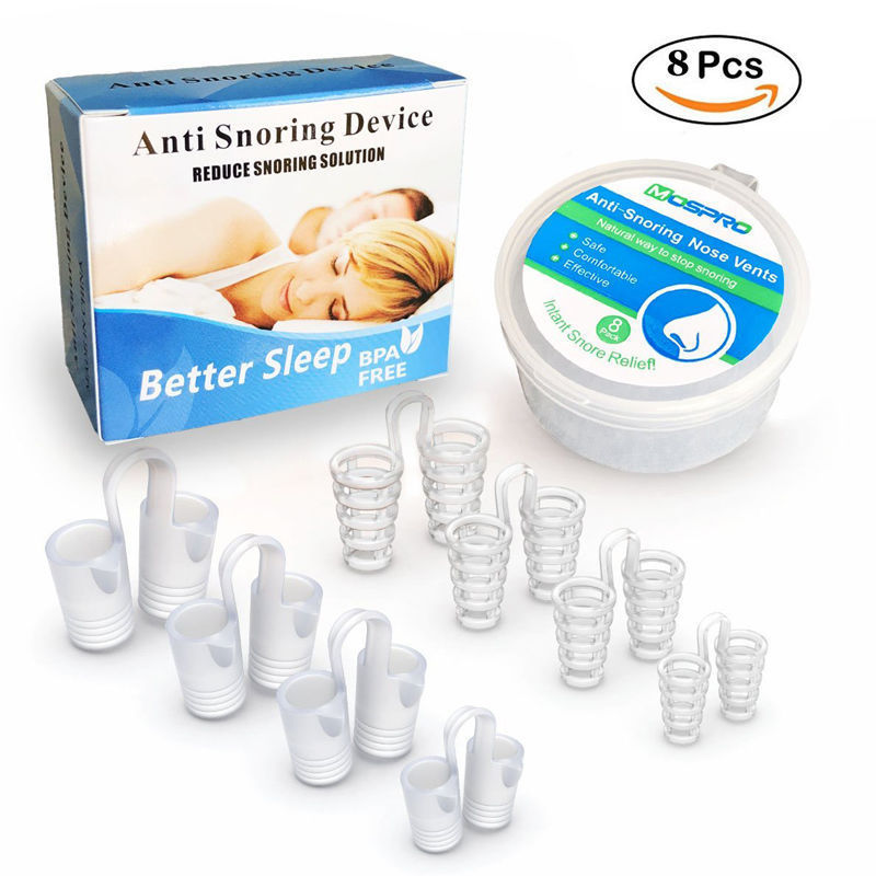 Mini Silicone Nasal Congestion Stopper Anti-Snoring Nasal Congestion Ventilation Nose Clip