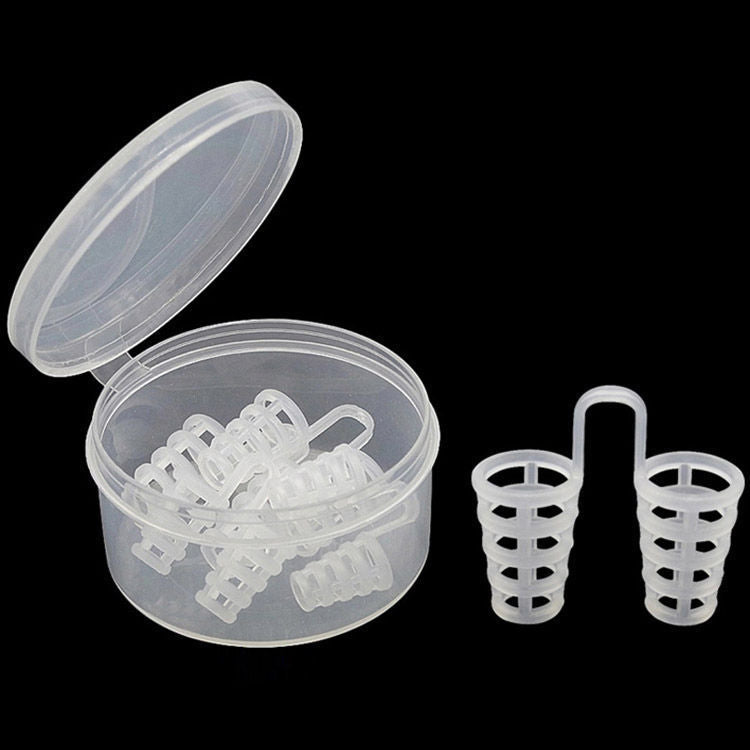 Mini Silicone Nasal Congestion Stopper Anti-Snoring Nasal Congestion Ventilation Nose Clip