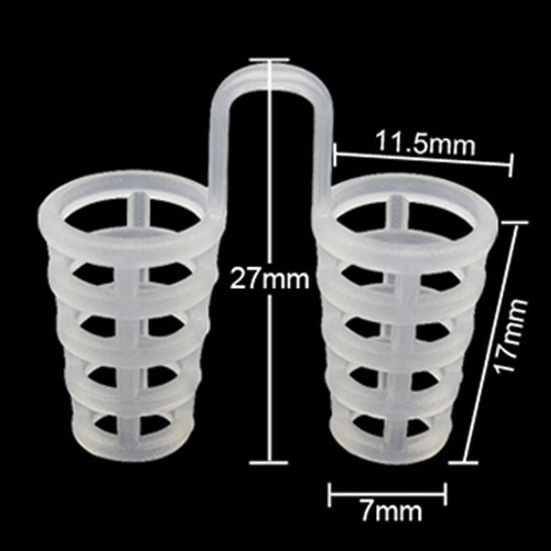 Mini Silicone Nasal Congestion Stopper Anti-Snoring Nasal Congestion Ventilation Nose Clip