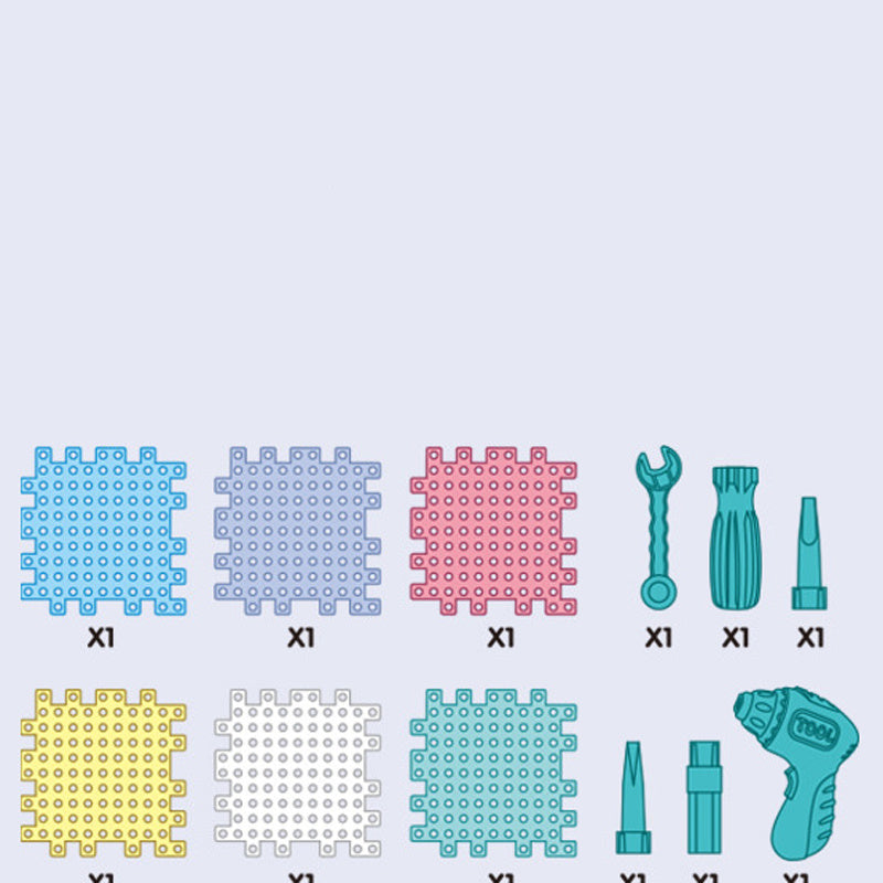 Children DIY Screwing Screws To Assemble Toys