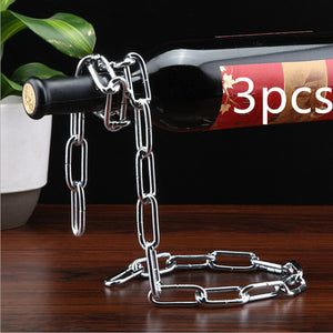 Floating Wine Holder Wine Rack Bracket Wine Stand Shelf Table Decor Display Gift