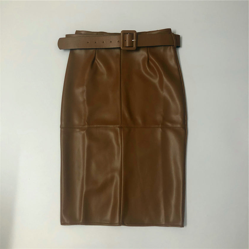 Skirt Skirts For Women Lady Maxi Suede White Split