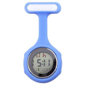 Digital Silicone Display Silent Electronic Luminous Nurse Pocket Watch